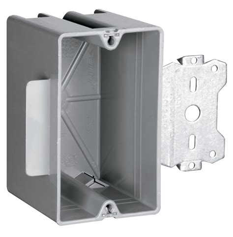 electrical box around stud|metal adjustable electrical boxes.